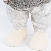 2 pcs 24" Plush Teddy Bear Figurines Boy & Girl with Knit Jackets