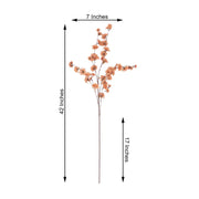 2 pcs 42" Long Stem Silk Artificial Carnation Flowers Sprays