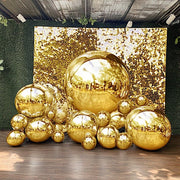 2 pcs 43" wide Orbz Large Round Mylar Foil Balloons - Metallic