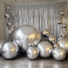 2 pcs 43" wide Orbz Large Round Mylar Foil Balloons - Metallic