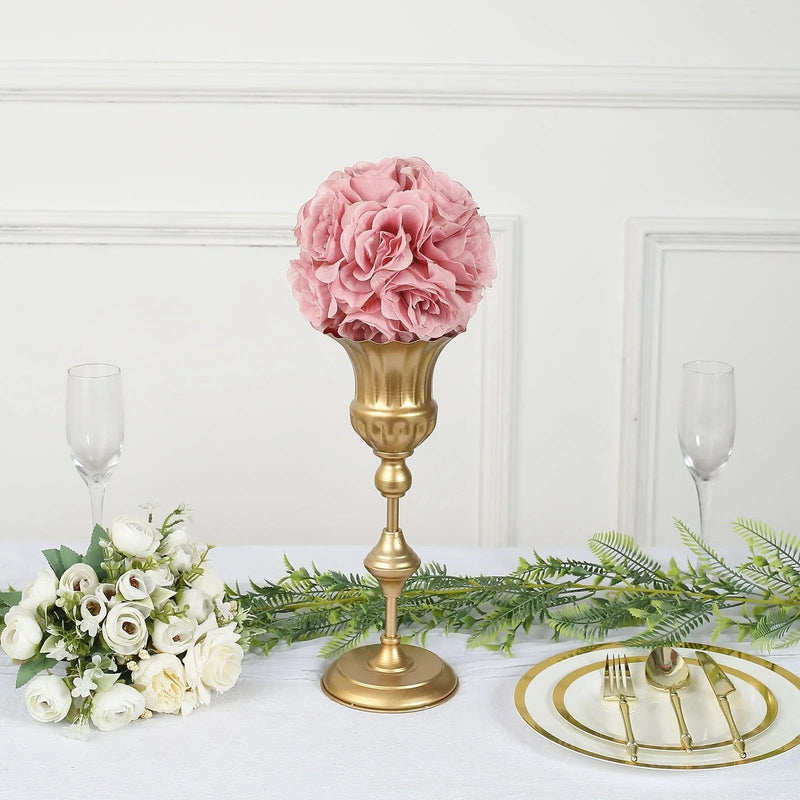 2 pcs 7" wide Silk Roses Kissing Balls