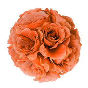 2 pcs 7" wide Silk Roses Kissing Balls ARTI_BALL_RS01_7_TERC