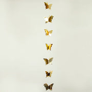 2 pcs 9 ft 3D Paper Butterfly String Banners Hanging Garlands