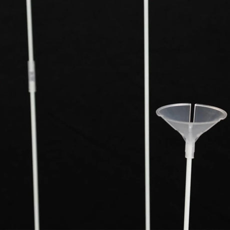 2 Plastic Balloon Column Stands with Interlocking Base - White BLOON_STAND09_SQUR3