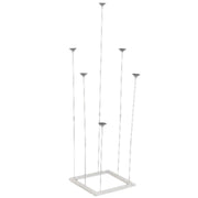 2 Plastic Balloon Column Stands with Interlocking Base - White BLOON_STAND09_SQUR3
