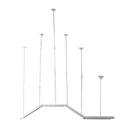 2 Plastic Balloon Column Stands with Interlocking Base - White BLOON_STAND09_SQUR3