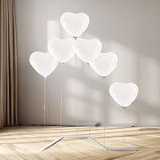 2 Plastic Balloon Column Stands with Interlocking Base - White BLOON_STAND09_SQUR3
