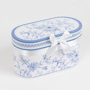 2 Porcelain Coffee Cups with Gift Box and Ribbon Handle