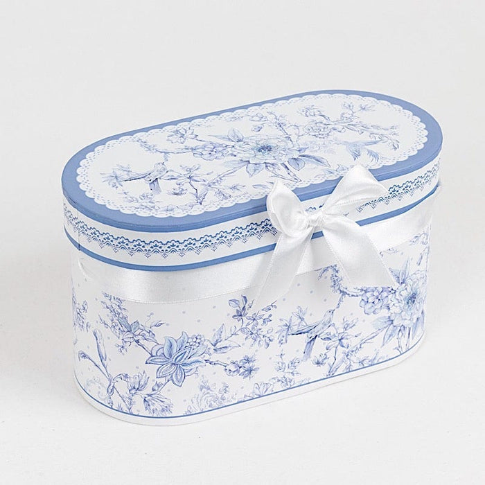 2 Porcelain Coffee Cups with Gift Box and Ribbon Handle