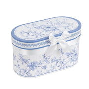 2 Porcelain Coffee Cups with Gift Box and Ribbon Handle