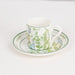 2 Porcelain Espresso Cups and Saucers with Gift Box