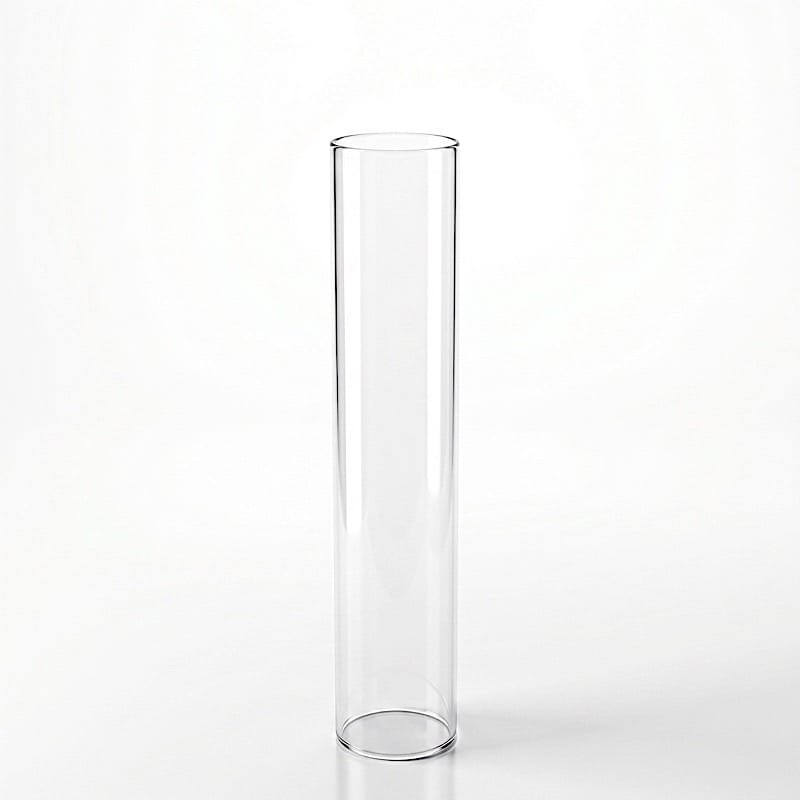 2 psc 20" Cylinder Glass Hurricane Candle Holder Shades - Clear CHDLR_CAND_030_GLASS_20X4