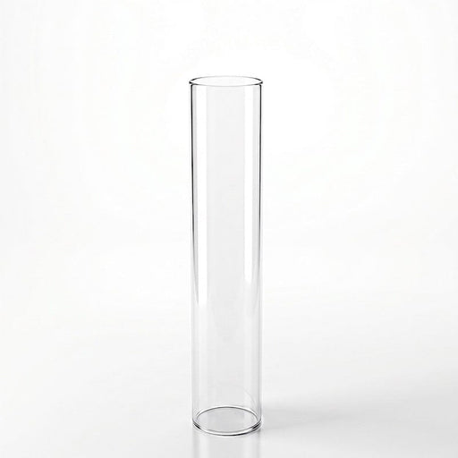 2 psc 20" Cylinder Glass Hurricane Candle Holder Shades - Clear CHDLR_CAND_030_GLASS_20X4