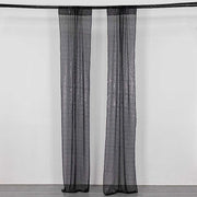 2 Sequin Photo Backdrop Curtains with Rod Pockets