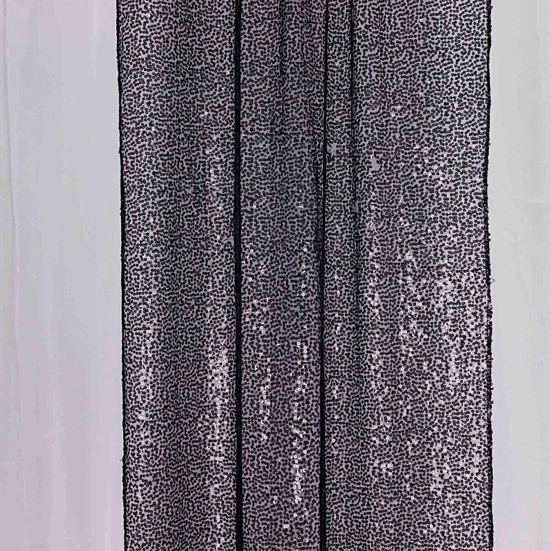 2 Sequin Photo Backdrop Curtains with Rod Pockets