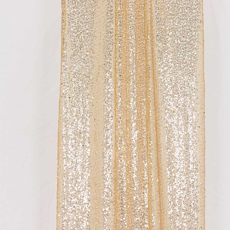 2 Sequin Photo Backdrop Curtains with Rod Pockets