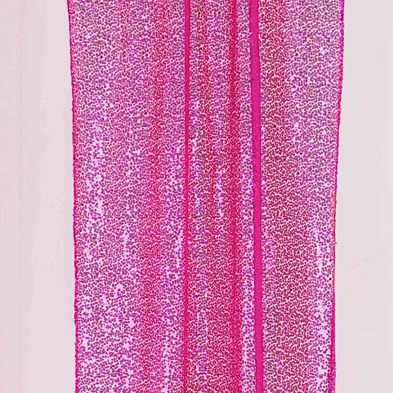 2 Sequin Photo Backdrop Curtains with Rod Pockets