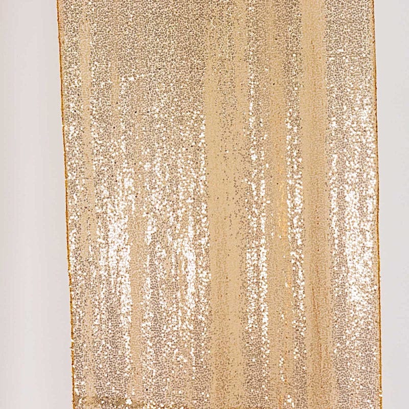 2 Sequin Photo Backdrop Curtains with Rod Pockets