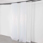 2 Sequin Photo Backdrop Curtains with Rod Pockets