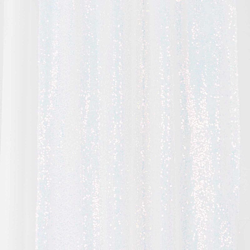 2 Sequin Photo Backdrop Curtains with Rod Pockets