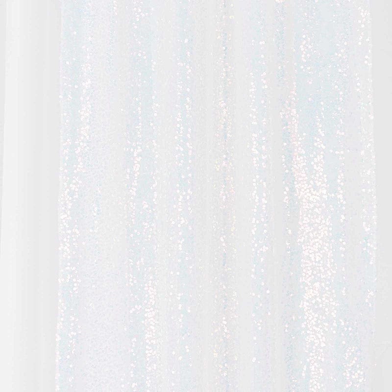 2 Sequin Photo Backdrop Curtains with Rod Pockets
