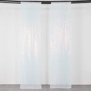 2 Sequin Photo Backdrop Curtains with Rod Pockets