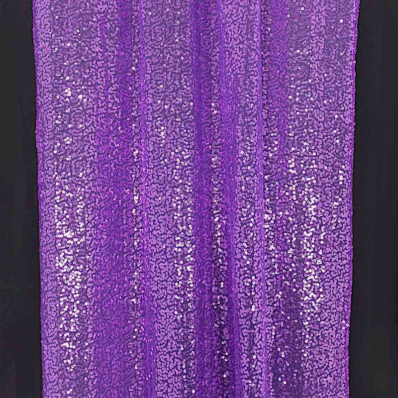 2 Sequin Photo Backdrop Curtains with Rod Pockets