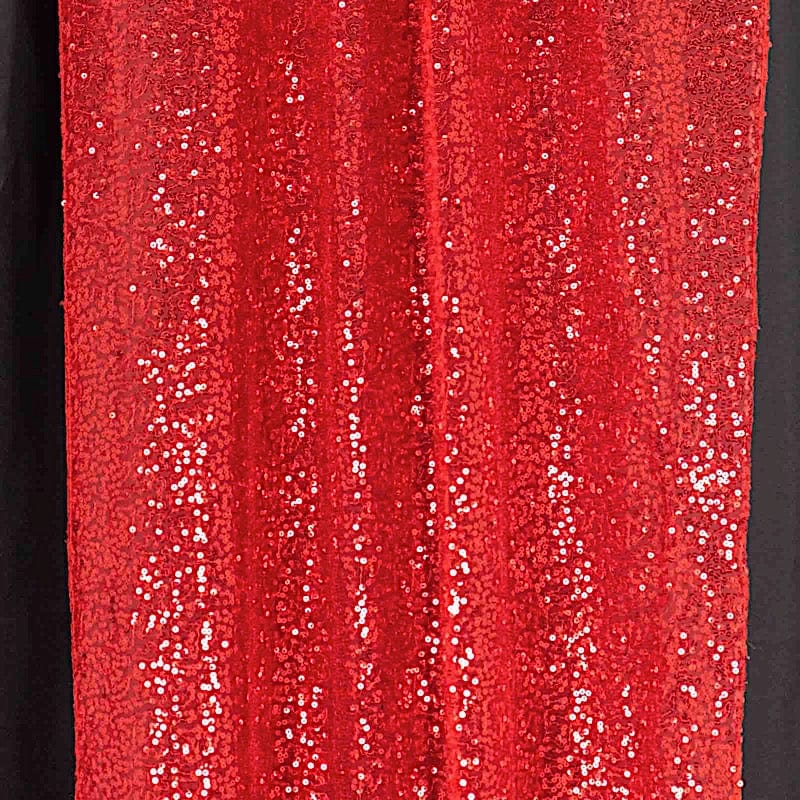2 Sequin Photo Backdrop Curtains with Rod Pockets
