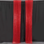 2 Sequin Photo Backdrop Curtains with Rod Pockets