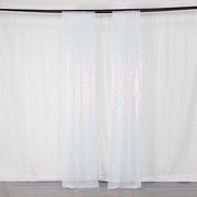 2 Sequin Photo Backdrop Curtains with Rod Pockets BKDP_02_2X8_ABWB
