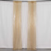 2 Sequin Photo Backdrop Curtains with Rod Pockets BKDP_02_2X8_CHMP