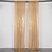 2 Sequin Photo Backdrop Curtains with Rod Pockets BKDP_02_2X8_GOLD