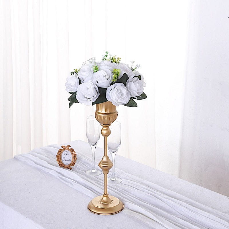 2  Silk 10" Artificial Flower Ball Bouquets for Centerpieces