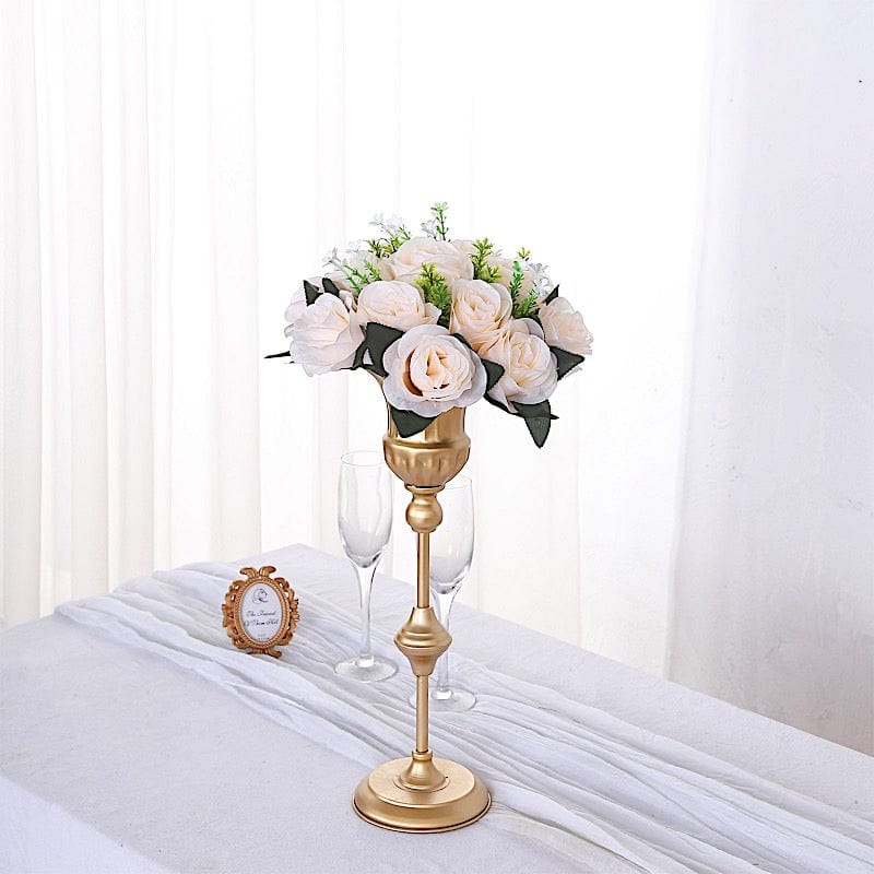 2  Silk 10" Artificial Flower Ball Bouquets for Centerpieces