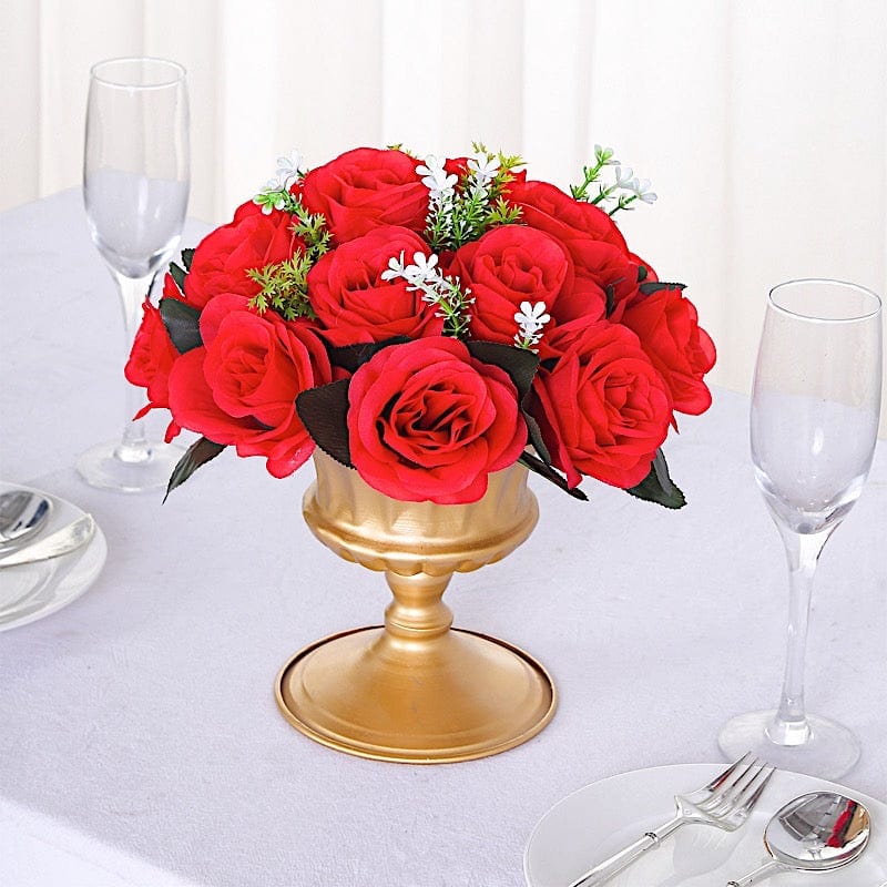 2  Silk 10" Artificial Flower Ball Bouquets for Centerpieces