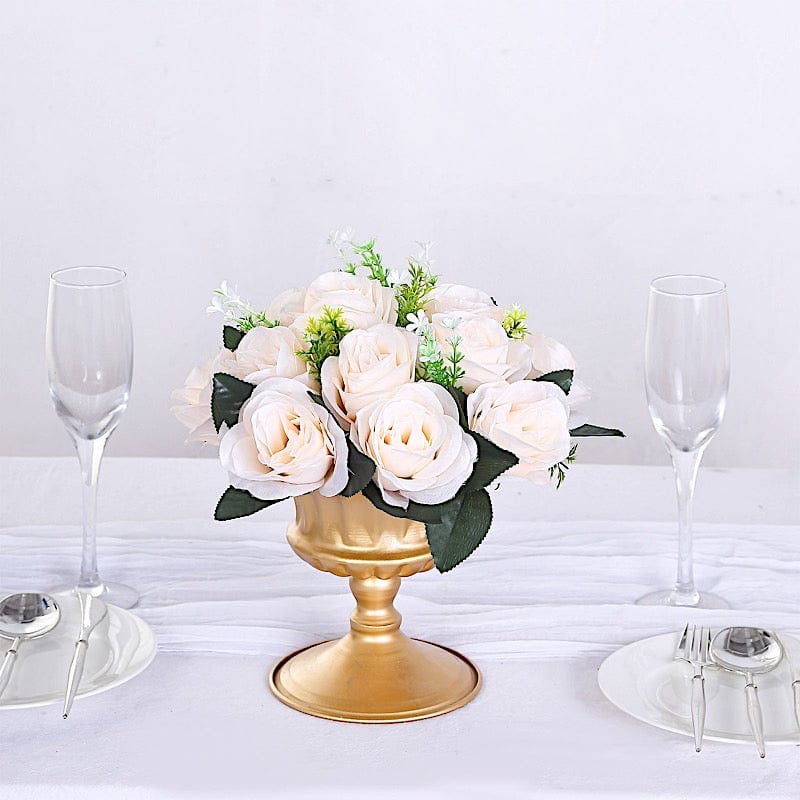 2  Silk 10" Artificial Flower Ball Bouquets for Centerpieces