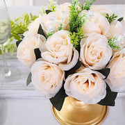 2  Silk 10" Artificial Flower Ball Bouquets for Centerpieces