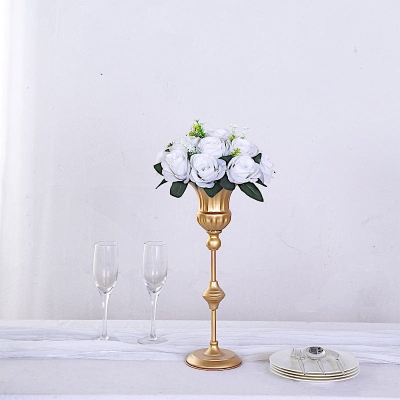 2  Silk 10" Artificial Flower Ball Bouquets for Centerpieces