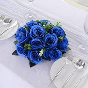 2  Silk 10" Artificial Flower Ball Bouquets for Centerpieces