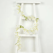 2 Silk Flower Garland Vine Light Jasmine Design