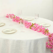 2 Silk Flower Garland Vine Light Jasmine Design