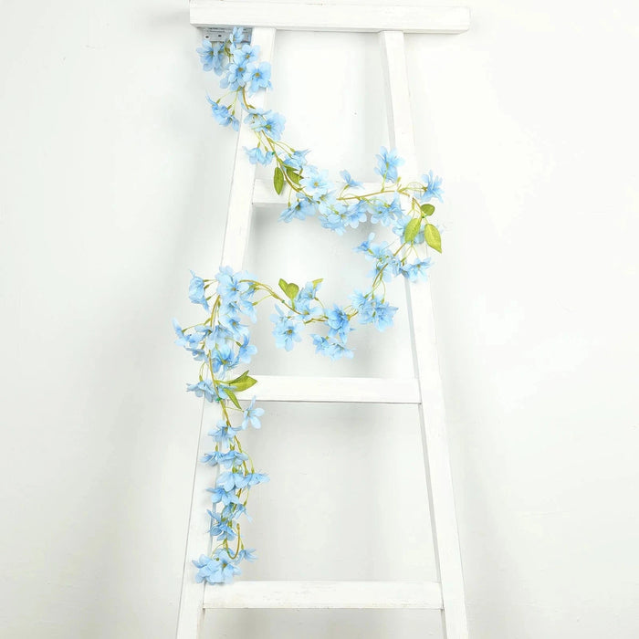 2 Silk Flower Garland Vine Light Jasmine Design