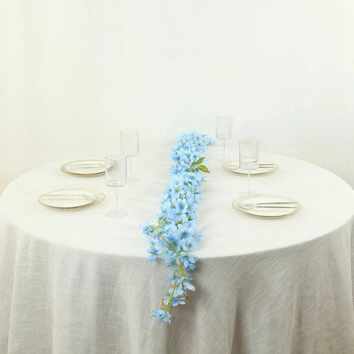 2 Silk Flower Garland Vine Light Jasmine Design