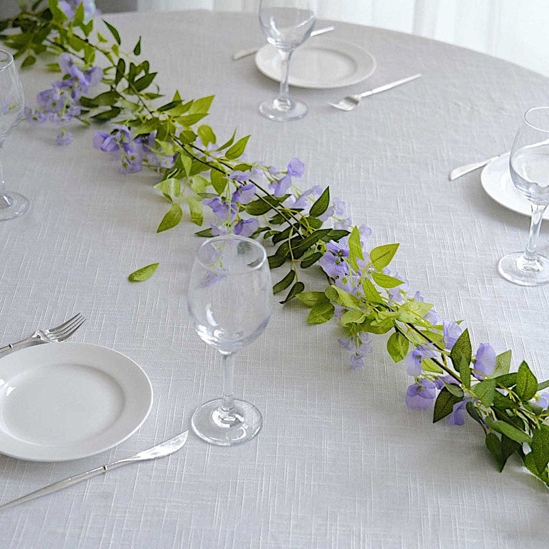 2 Silk Wisteria Flower Garland Hanging Vines