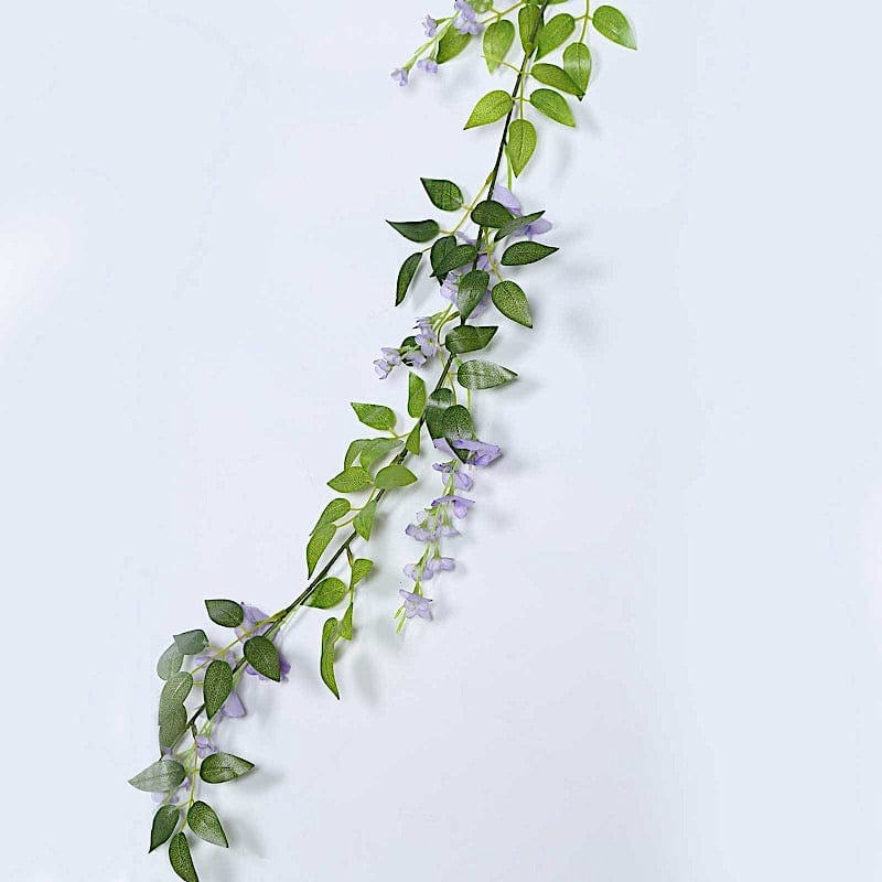 2 Silk Wisteria Flower Garland Hanging Vines