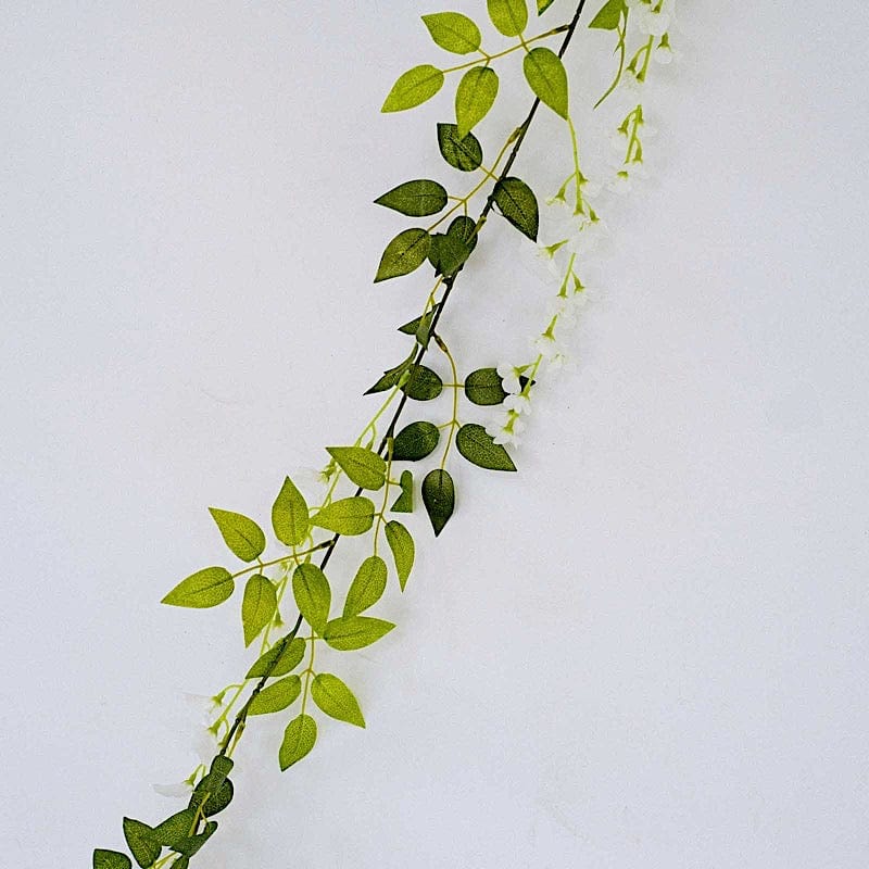 2 Silk Wisteria Flower Garland Hanging Vines