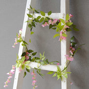 2 Silk Wisteria Flower Garland Hanging Vines