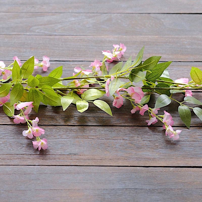 2 Silk Wisteria Flower Garland Hanging Vines