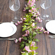 2 Silk Wisteria Flower Garland Hanging Vines