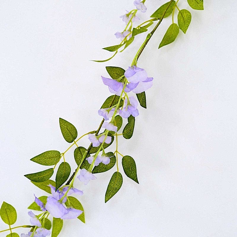 2 Silk Wisteria Flower Garland Hanging Vines